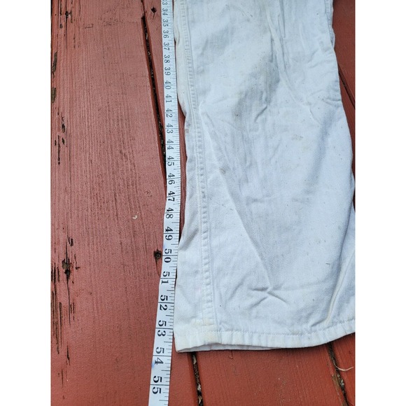 Vintage Sledge’s WHITE Coveralls Workwear 1950 Sanforized 60s Railroad TALON ZIP - Picture 12 of 16